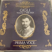 Beniamino Gigli, Prima Voce