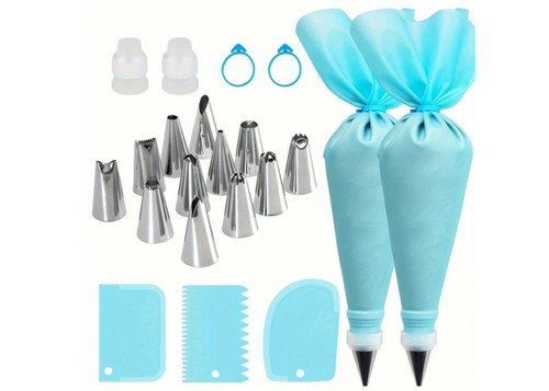 21pcs stainless steel cake - stainless,