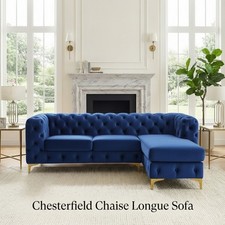 Chesterfield chaise longue - chesterfield,