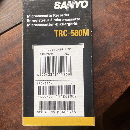 Sanyo trc 580m handheld - sanyo,