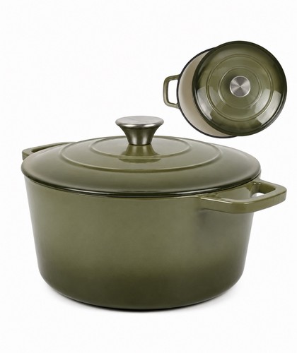 Cast iron casserole dish - casserole,