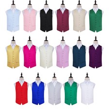 Mens boys waistcoat plain - boys,