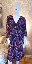SAVOIR Purple Mix Print Cross