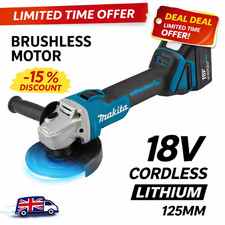 Makita Angle Grinder 125mm 18V