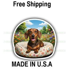 Dachshund Dog Bed Vinyl