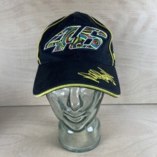 Official Valentino Rossi VR 46 Racing Baseball Cap Hat The Doctor Black Yellow
