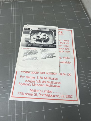 Vintage document myttons lpg - document,
