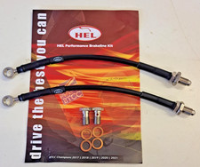 HEL FIESTA XR2 XR2i RS TURBO COSWORTH REAR CALIPERS S/S BRAKE LINES HOSES PIPES