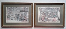 ANTON PIECK PRINTS - A PAIR - FRAMED & GLAZED