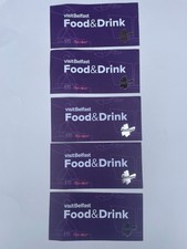 £100 of Belfast Food & Drink Vouchers Coupons Expiry 28/01/27 & 09/10/26