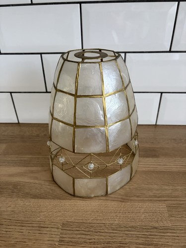 Capiz shell mid century wire - shell,