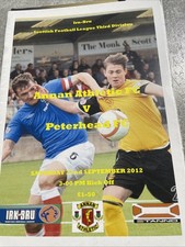 Annan Athletic v Peterhead 22-9-12