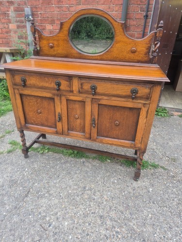 Vintage 1930s mirror - mirror, backed