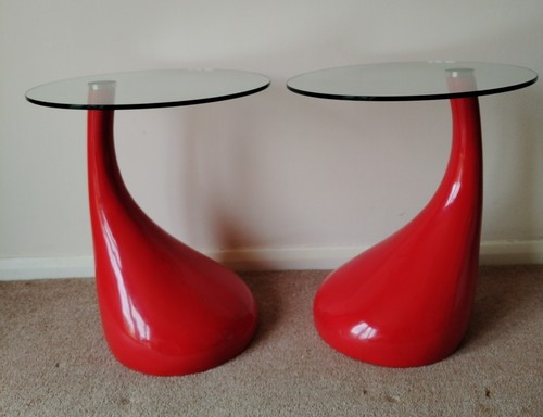 Pair modern side tables - pair,