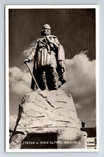 England: Statue Of King Alfred, Wantage, Oxfordshire. Posted.
