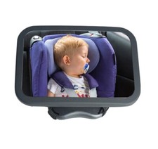 Large Adjustable Car Baby Child Mirror Wide View Rear Backward Safety Facing