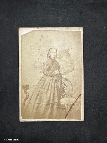 Cdv lady named - named, (illegible)