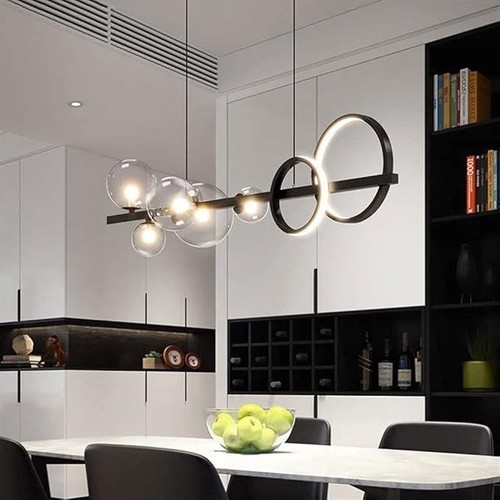 Modern glass bubble chandelier - modern,