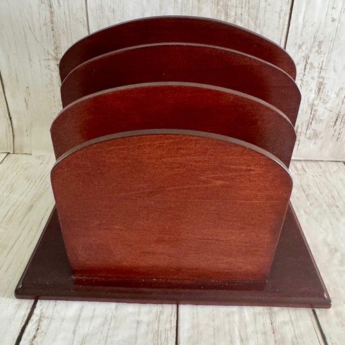 Wooden letter sorter mahogany - letter,