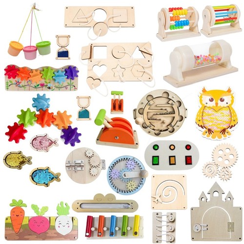 Diy montessori busy board - diy,
