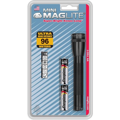 Mini maglite black torch - black,