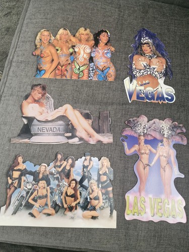 Die cut postcards las - x, postcards"