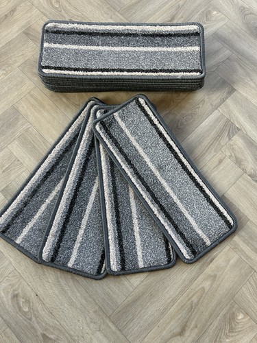 Striped stair carpet - striped,