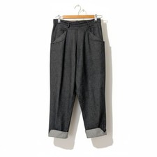 40s 50s Freddies of Pinewood Dark Denim High Waisted Trousers Pants Size 28 /10 