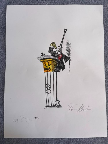 Tim burton painting drawing - tim,