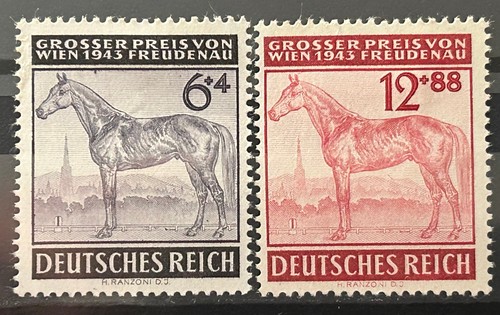 1943 german stamps - 1943, set