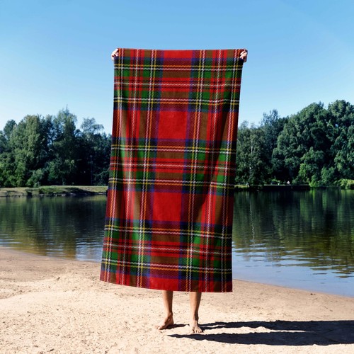 Scottish tartan towel - scottish,
