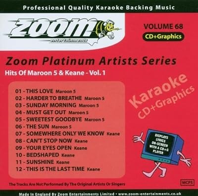 Zoom karaoke platinum - zoom, cd+g