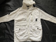 crosshatch cotton white jacket, X large, trusted UK seller