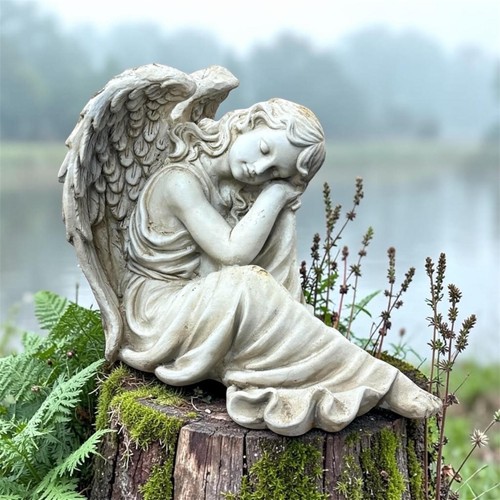 38cm fairy angel cherub statue - angel,