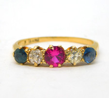Victorian 18ct Gold, Sapphire