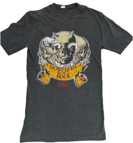 1983 monsters rock shirt - 1983,