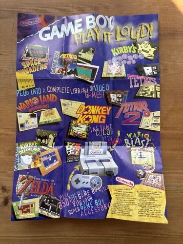 Nintendo poster game boy - nintendo,