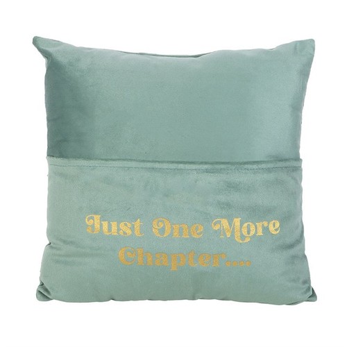 Book cushion square just one - book,