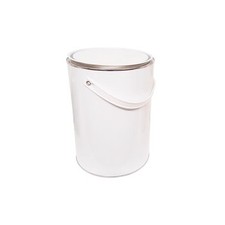 Empty Metal Paint TIn with lid