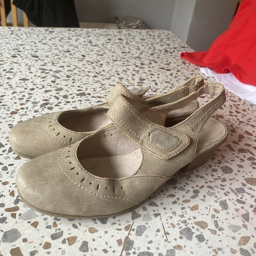 Pavers womens beige slingback - pavers,