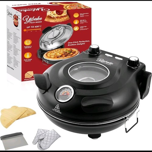 Yibake 1200w electric pizza - 1200w,