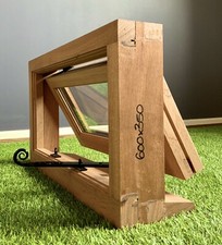 Window Double Glazed Windows Sapele 600mm x 350mm Shepherds Hut Glamping Pod