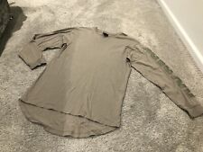 Ivy Park Stone Khaki Logo Sleeve Detail - Long Sleeve - Ladies T-shirt - Sz S 