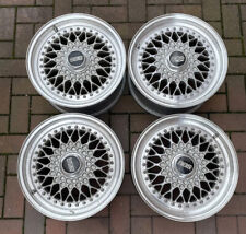 GENUINE SET OF 4 16” BBS RS 174 ALLOYS 5x114 BMW E30 MK2 GOLF SPLIT RIM HONDA