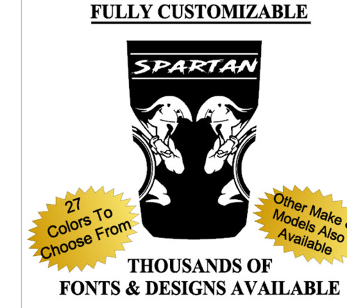 Spartan hood blackout vinyl - hood,
