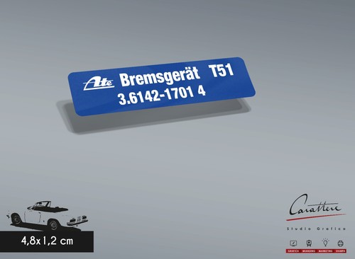 Ate brake servo sticker alfa - ate,