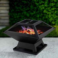 Square fire pit - square, bbq