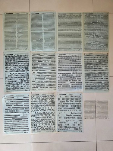 Letraset transfer black - letraset,