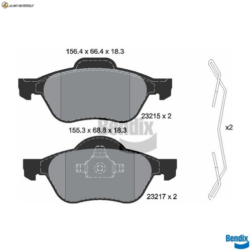 Brake pad set - brake,