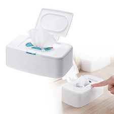Wet Tissue Box Wipes Dispenser Portable Wipes Napkin Storage Box Holder Containe